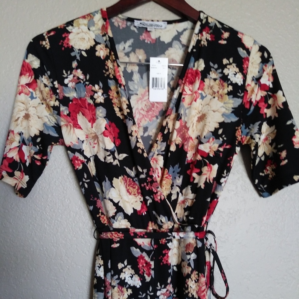Floral Print Maxi Dress
